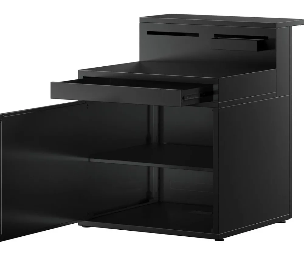 WMF Outdoor-Küchen - Outdoor-Küche Beistellmodul, ca. B90/H112/T81 cm Schwarz