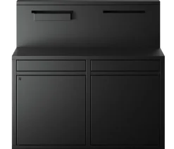 WMF Outdoor-Küchen - Outdoor-Küche Die Kompakte, ca. B120/H112/T81 cm Schwarz