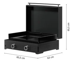 WMF Plancha Set 60G, ca. B65,5/H24,5/T63 cm Schwarz Sale