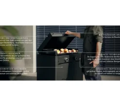 WMF Gasgrills > Plancha Set 60G mit Wagen, ca. H75/B99,5/T63 cm