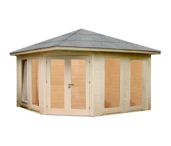 Wolff Finnhaus Gartenhäuser & Gerätehäuser > Gartenhaus Katrin 44-B, ca. B412/H301/T412 cm