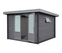 Wolff Finnhaus Gartenhäuser & Gerätehäuser > Gartenhaus WPC-Trend D, ca. B340/H221/332 cm