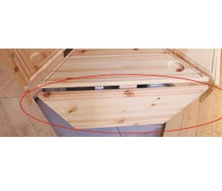 Wolff Finnhaus Grilltisch-Erweiterung Grillkota 9 Natur New
