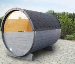Wolff Finnhaus Saunas & Infrarotkabinen - Halbrundglas de luxe Transparent
