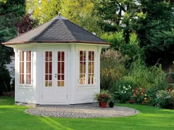 Wolff Finnhaus Pavillons - Pavillon Milano 3.0, ca. B360,3/H330/T360,3 cm Grün