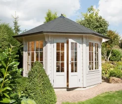 Wolff Finnhaus Pavillons - Pavillon Milano 3.0, ca. B360,3/H330/T360,3 cm Grün