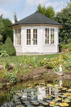 Wolff Finnhaus Pavillons - Pavillon Milano 3.0, ca. B360,3/H330/T360,3 cm Grün