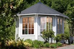Wolff Finnhaus Pavillons - Pavillon Milano 3.5, ca. B430,1/H346/T430,1 cm Schwarz