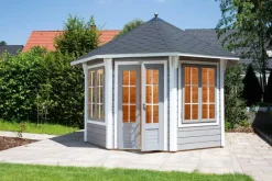 Wolff Finnhaus Pavillons - Pavillon Milano 3.5, ca. B430,1/H346/T430,1 cm Schwarz