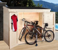 Wolff Finnhaus Gartenschränke & Minigaragen > Premium Geräteschrank 20-D, ca. B260/H178/T122 cm