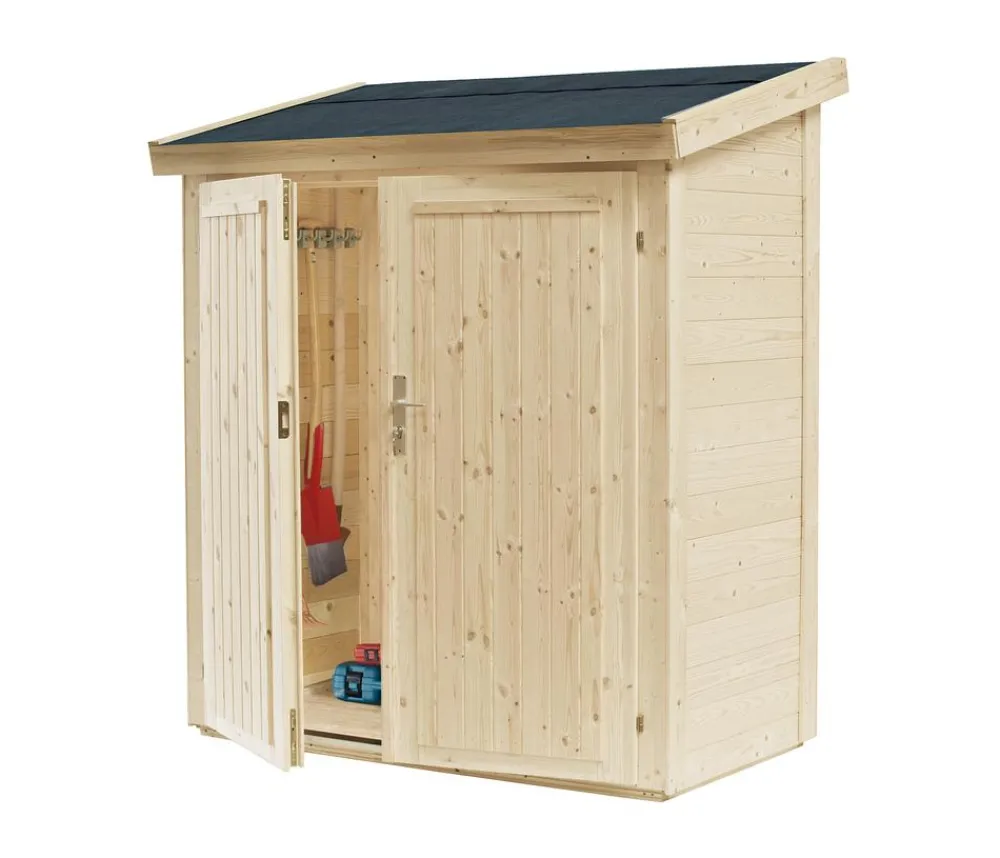 Wolff Finnhaus Gartenschränke & Minigaragen > Premium Geräteschrank 20-B, ca. B191,8/H178/T102,6 cm