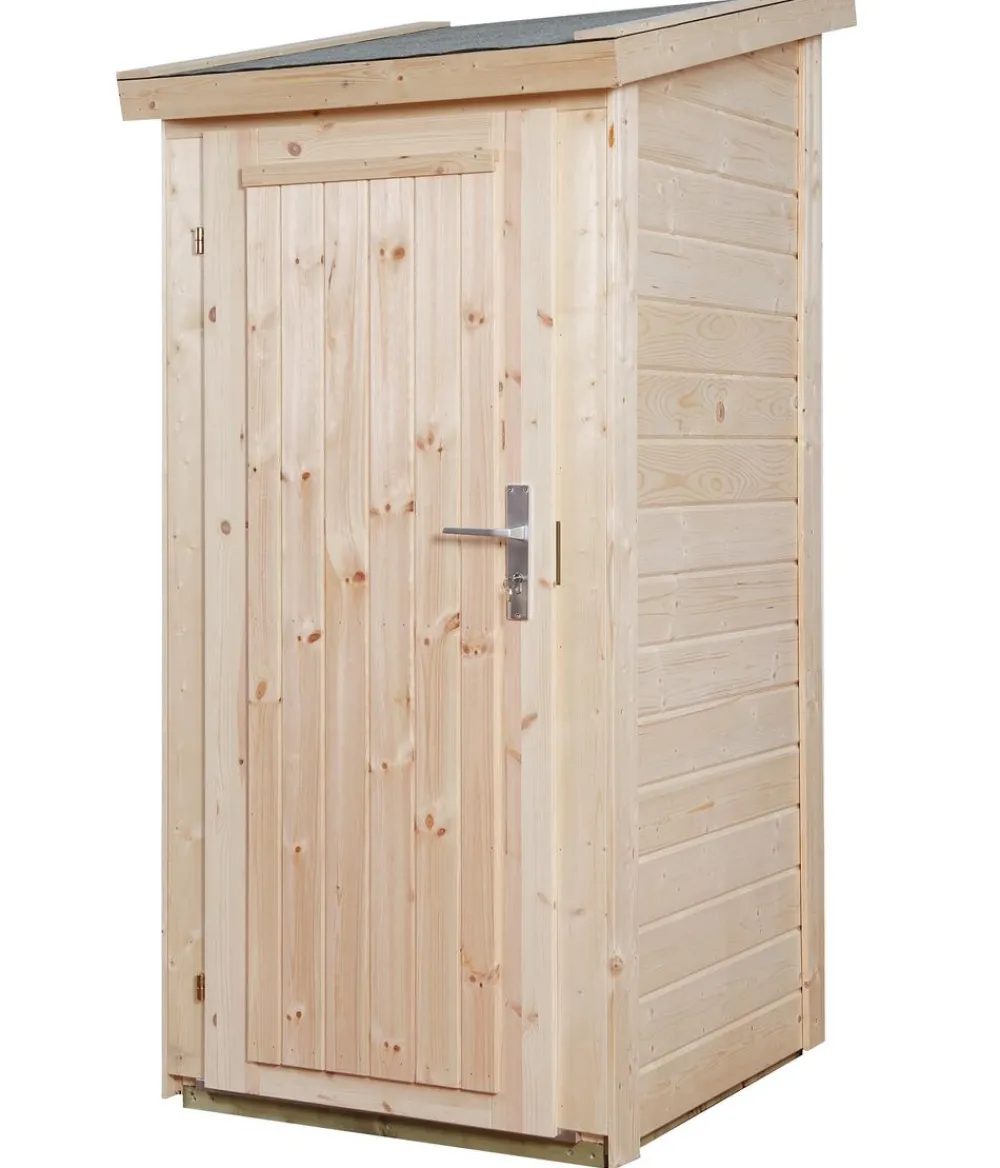 Wolff Finnhaus Premium Geräteschrank 20-A, ca. B90/H174/T103 cm Natur Best