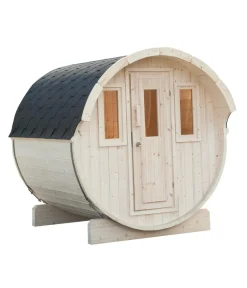 Wolff Finnhaus Saunas & Infrarotkabinen - Saunafass Basic 230 Bausatz, ca. B205/H210/T230 cm Natur