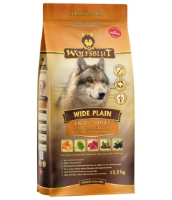WOLFSBLUT Trockenfutter Hund - Trockenfutter für Hunde Wide Plain Adult Light, Pferd & Süßkartoffel