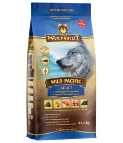 WOLFSBLUT Trockenfutter Hund > Trockenfutter für Hunde Wild Pacific, Adult, 4 Sorten Fisch & Kartoffeln