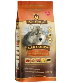 WOLFSBLUT Trockenfutter Hund - Trockenfutter für Hunde Alaska Salmon, Adult, Lachs & Kartoffeln