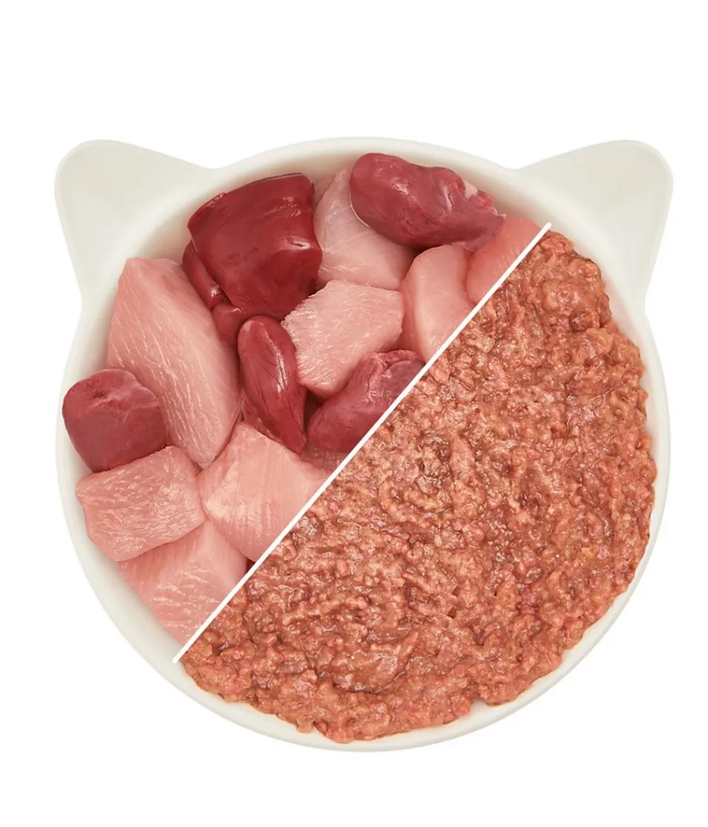 WOW Nassfutter Katze - ® Cat Nassfutter für Katzen Adult, 6 x 400 g