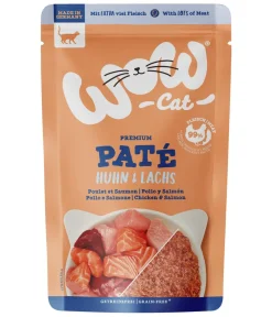 WOW ® Cat Nassfutter für Katzen Multipack Premium Filets, Adult, 6 x 125 g Best