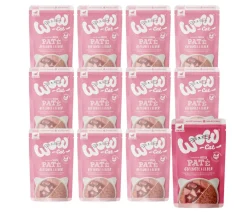 WOW Nassfutter Katze > ® Cat Nassfutter für Katzen Premium Paté Junior, 12 x 125 g