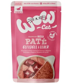 WOW Nassfutter Katze > ® Cat Nassfutter für Katzen Premium Paté Junior, 12 x 125 g