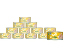 WOW Nassfutter Katze - ® Cat Nassfutter für Katzen Premium Paté Senior, 6 x 200 g