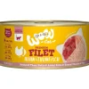 WOW Nassfutter Katze - ® Cat Nassfutter für Katzen Premium Filets, Adult, 12 x 70 g