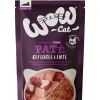 WOW Nassfutter Katze - ® Cat Nassfutter für Katzen Premium Paté Senior, 12 x 125 g
