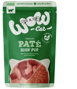 WOW Nassfutter Katze - ® Cat Nassfutter für Katzen Premium Paté Senior,