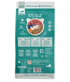 WOW Trockenfutter Katze - ® Cat Trockenfutter für Katzen Senior, Lamm & Leinsamen