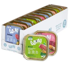 WOW ® Nassfutter für Hunde Multipack Adult, 11 x 150 g New