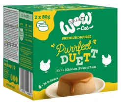 WOW ® Nassfutter für Katzen Purrfect Duett Adult, 2 x 80 g Best