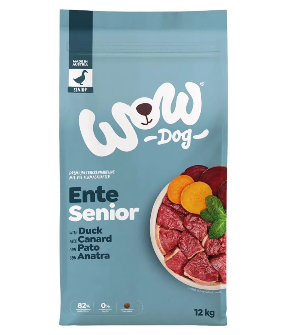 WOW Trockenfutter Hund > ® Trockenfutter für Hunde Mini Senior, Ente