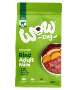 WOW ® Trockenfutter für Hunde Mini Adult, Rind Best