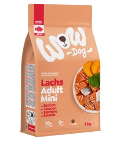 WOW Trockenfutter Hund > ® Trockenfutter für Hunde Mini Adult, Lachs