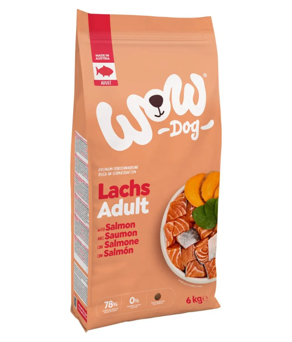 WOW Trockenfutter Hund - ® Trockenfutter für Hunde Mini Adult, Lachs