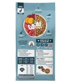 WOW ® Trockenfutter für Hunde Mini Senior, Ente Best