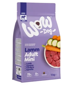 WOW Trockenfutter Hund - ® Trockenfutter für Hunde Mini Adult, Lamm