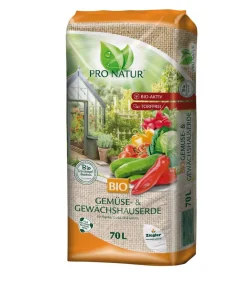 Ziegler Pro Natur BIO Gemüse- und Gewächshauserde, 70 l Online