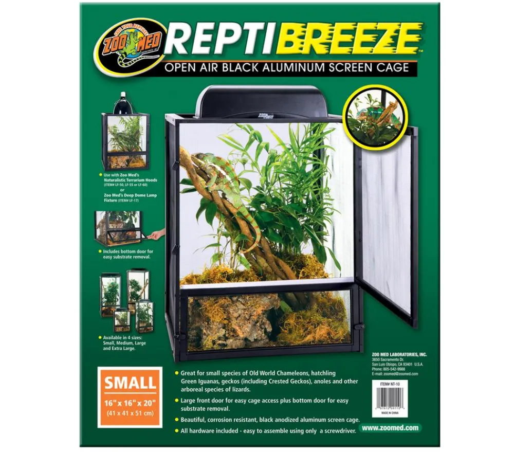 ZooMed Zoo Med Reptibreeze Freiluft Aluminium Gaze Terrarium Hot